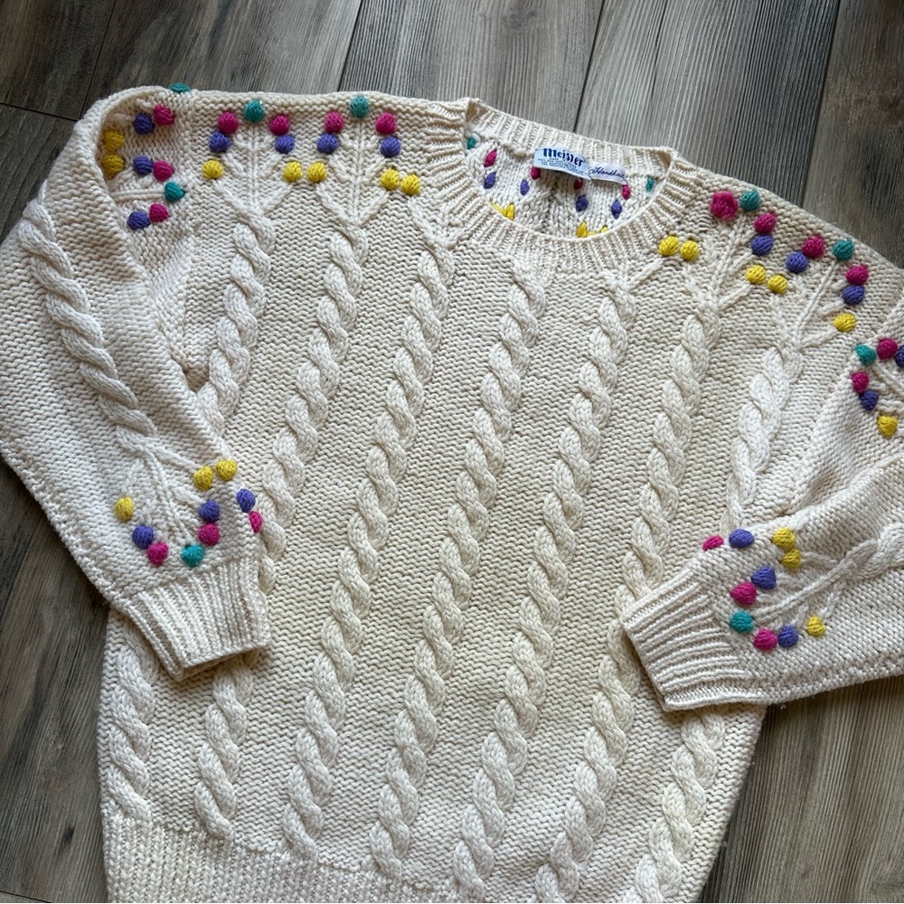Meister Vintage Thick HandKnit Sweater